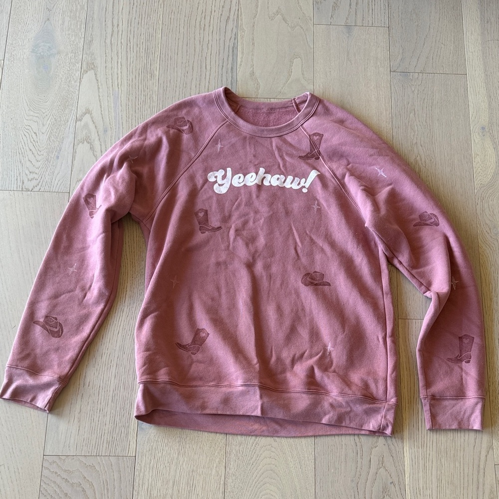 Pink Yeehaw Sweatshirt